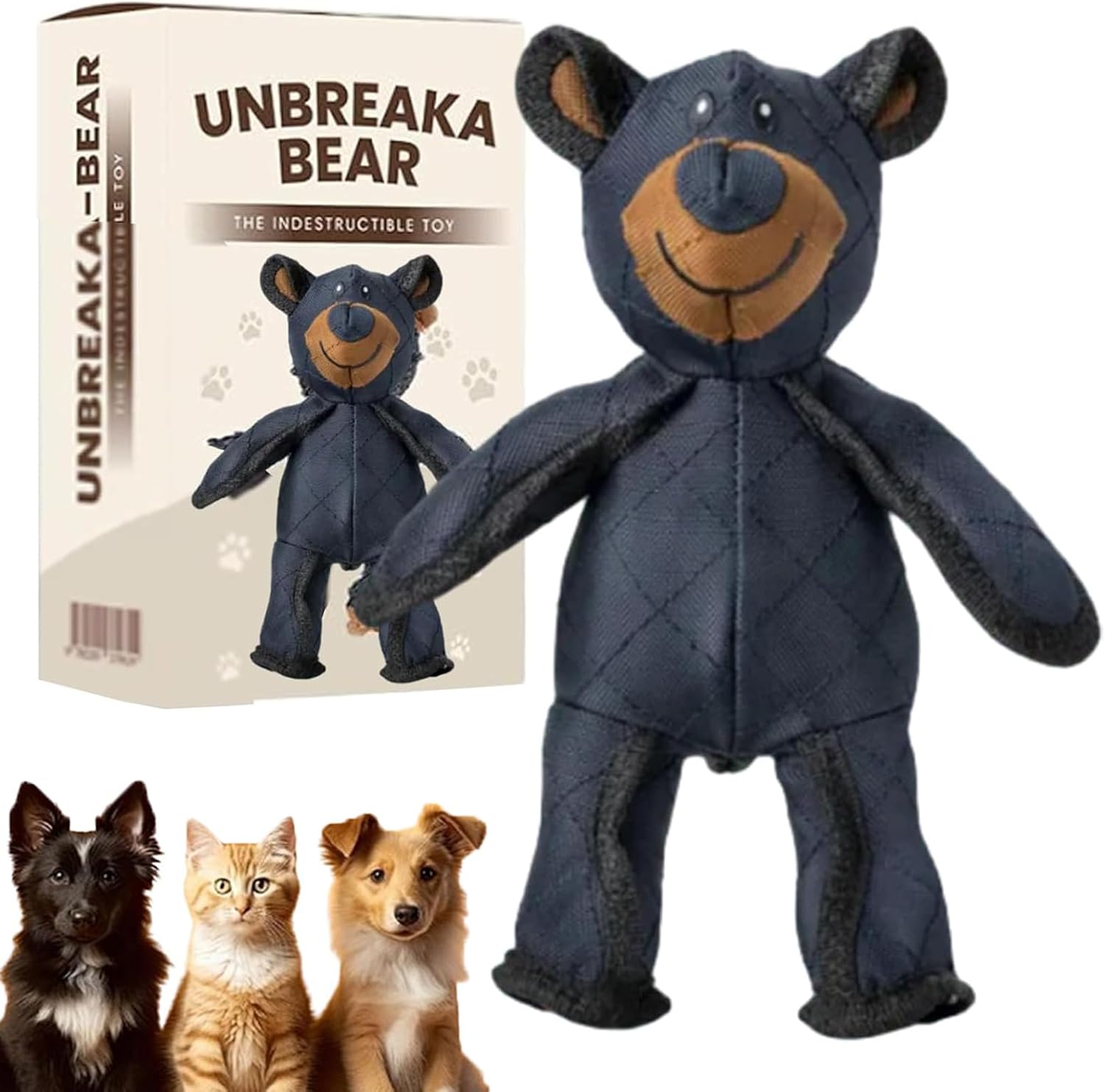 Juguete Peluche para Mascota Con Forma de Oso