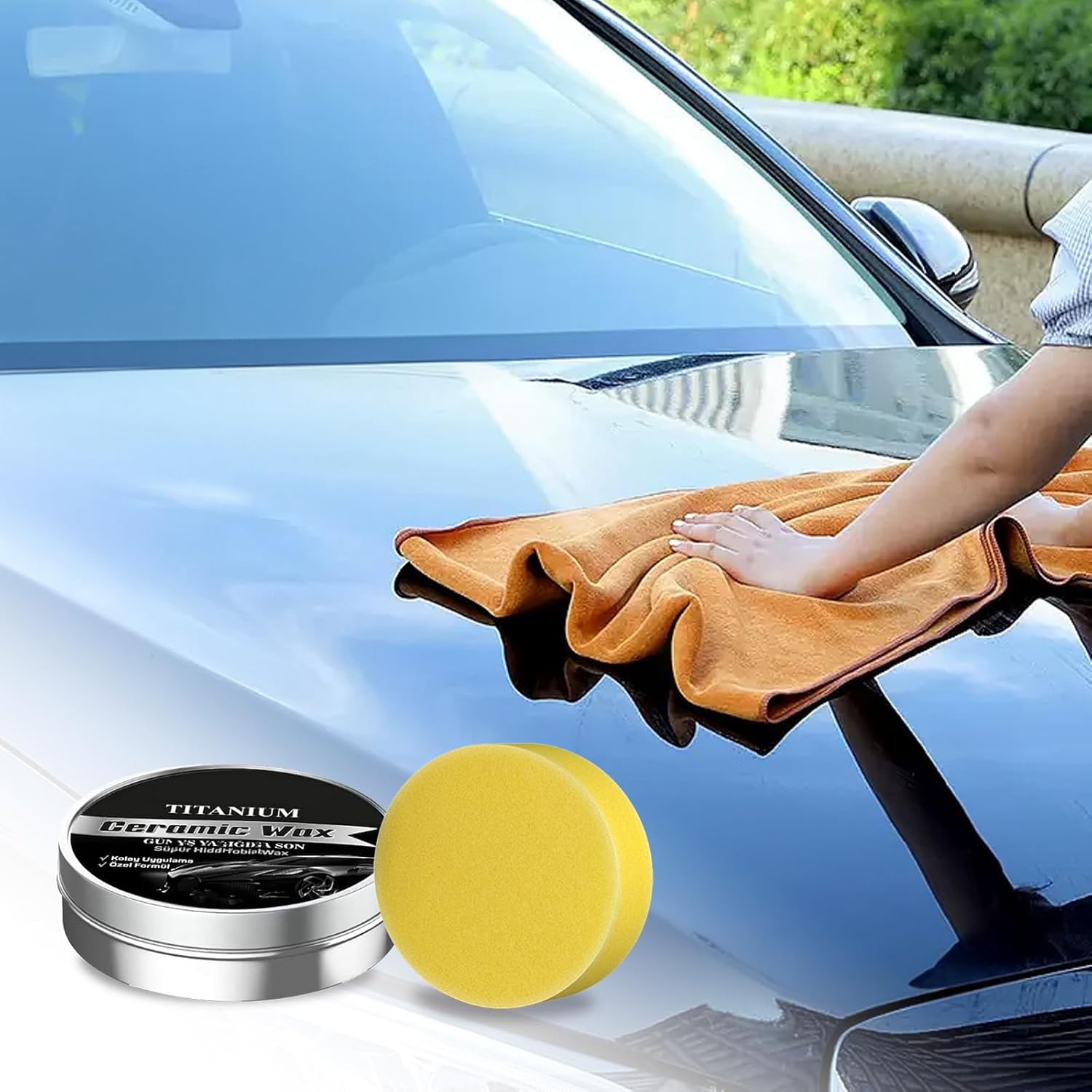 Cera de Céramica de Titanio para Pulido Automotriz