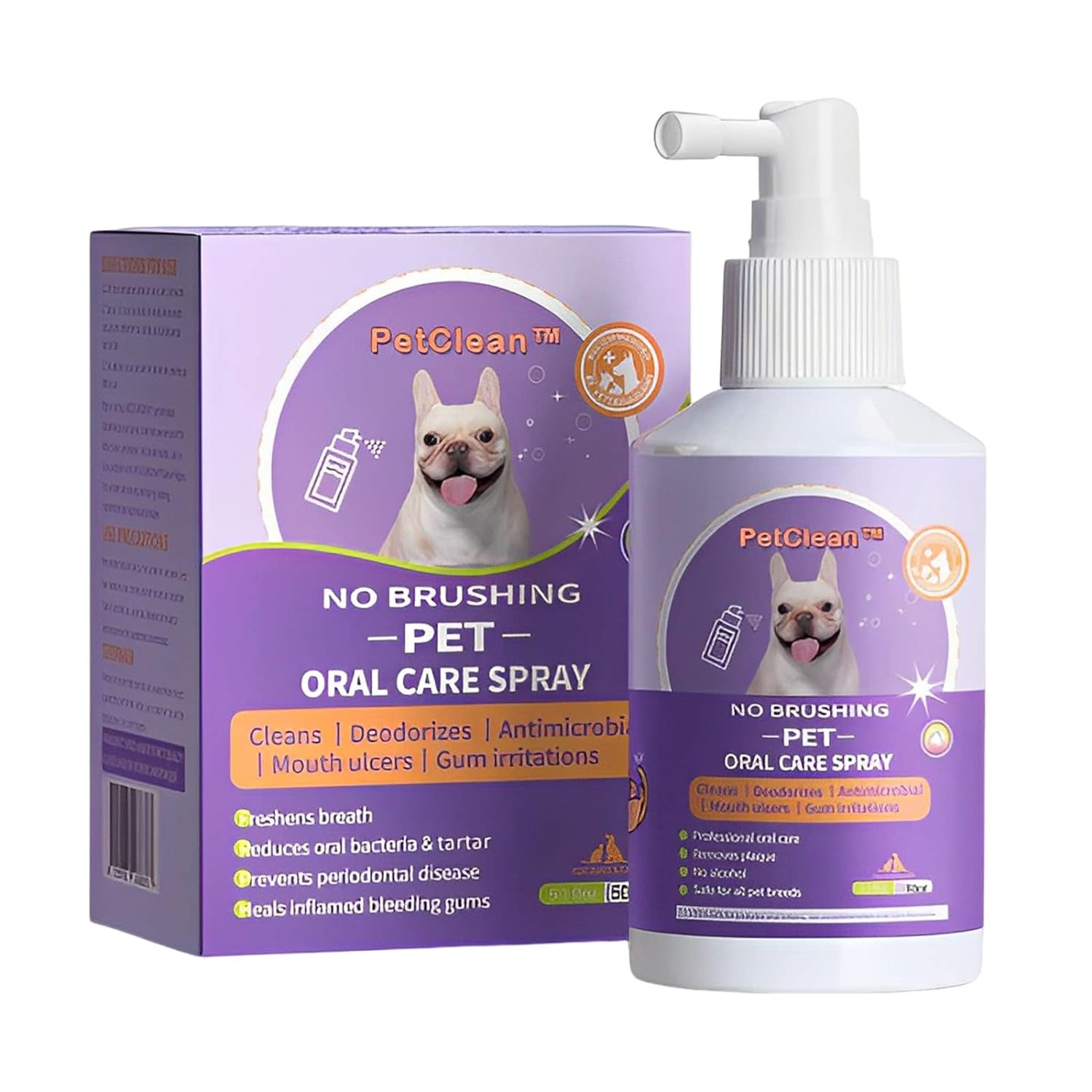 Spray de Limpieza para Dientes de Perros y Gatos