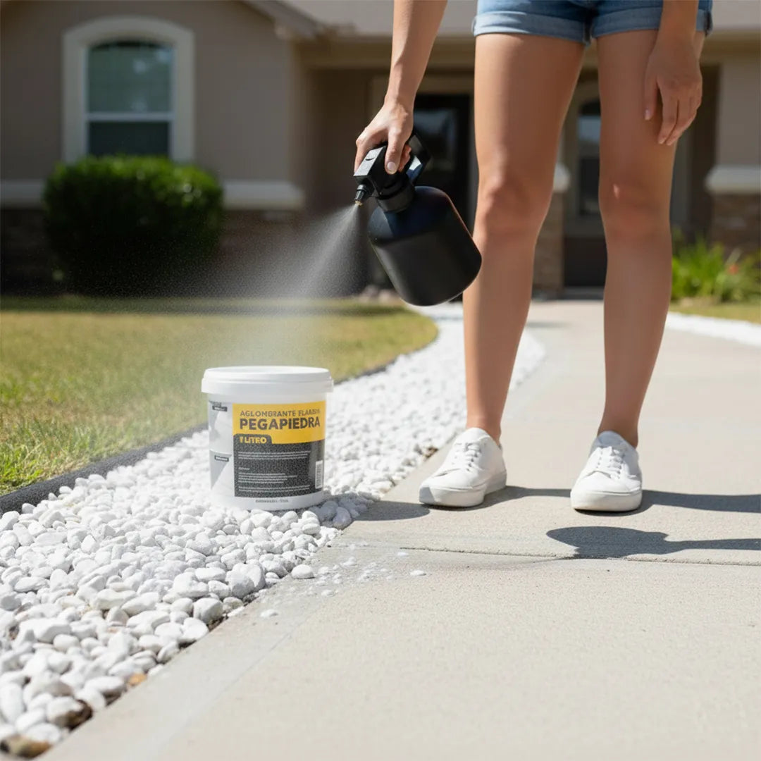 Fijador para piedras de Jardín PEGAPIEDRA 1L Leisel