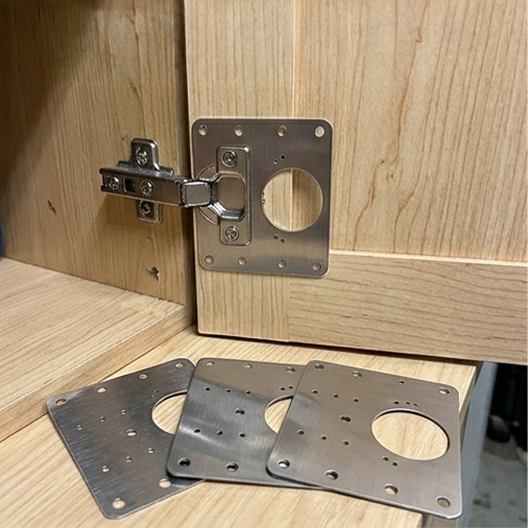 Pack de 4 Placas de Reparación de Bisagras