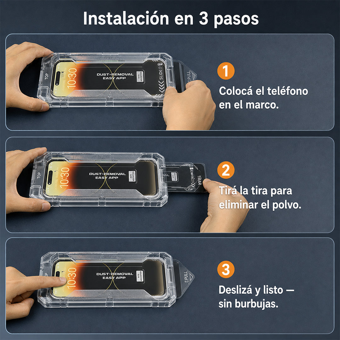 Protector Pantalla Vidrio Templado Fácil Instalación
