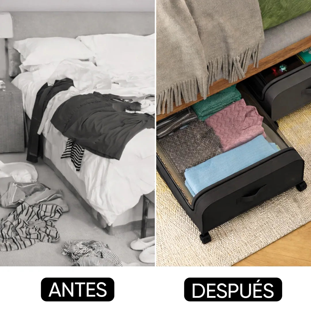Caja Organizadora con Rueda Bajo Cama