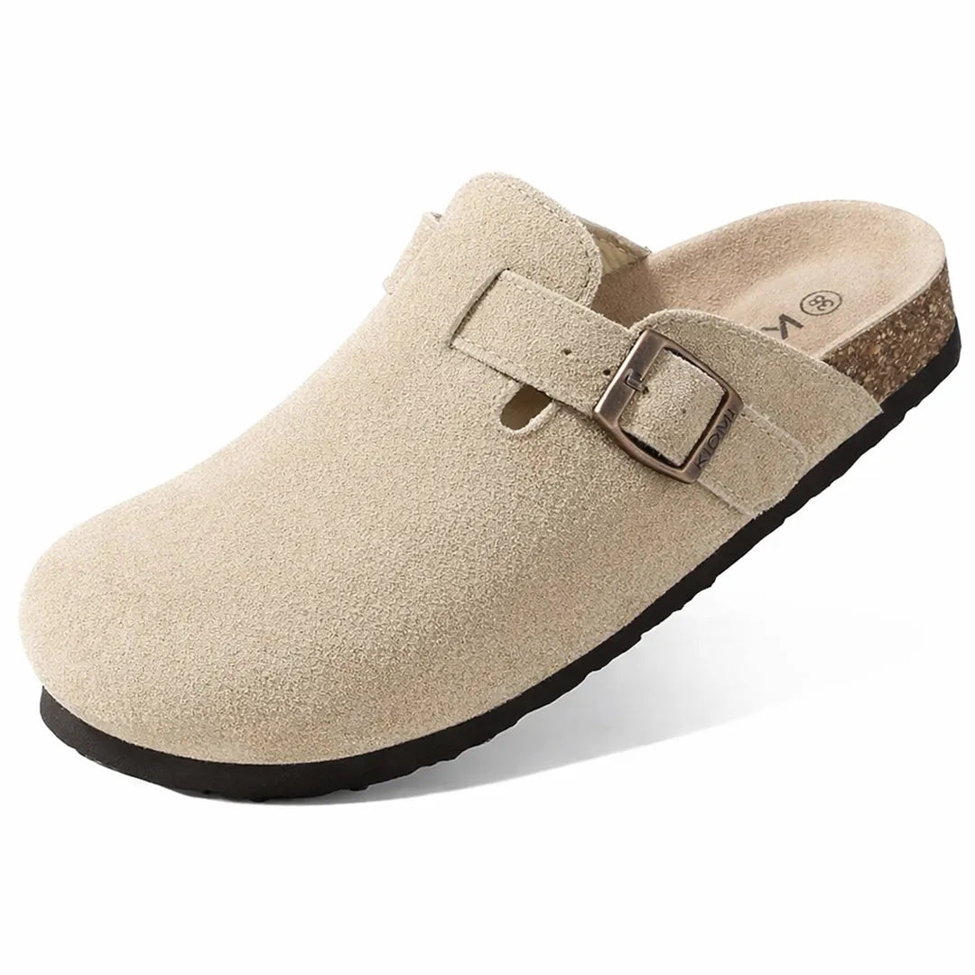 Zueco Sandalia Kidmi en Gamuza con Suela Antodeslizante