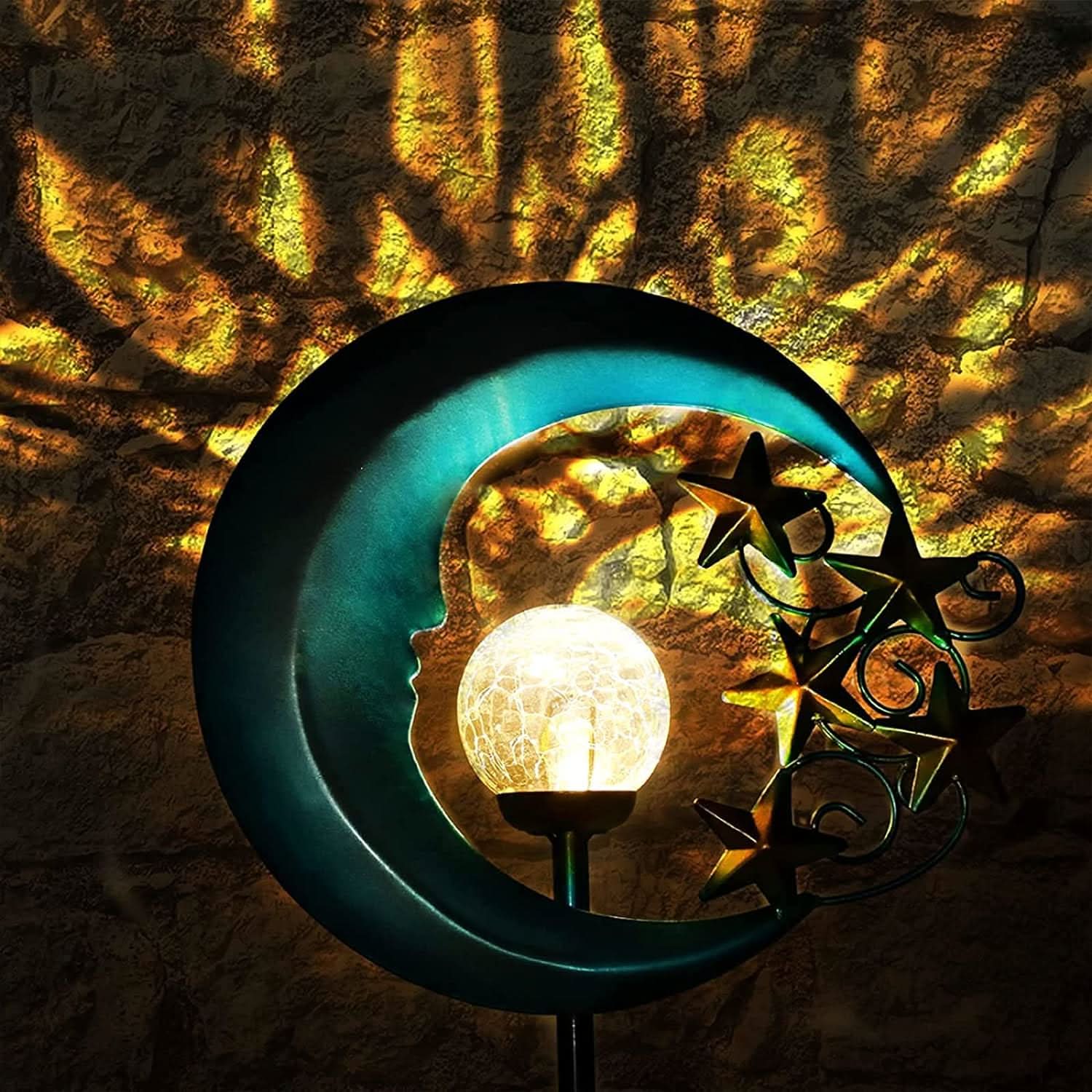 Luz Solar Moon Glass para Jardin