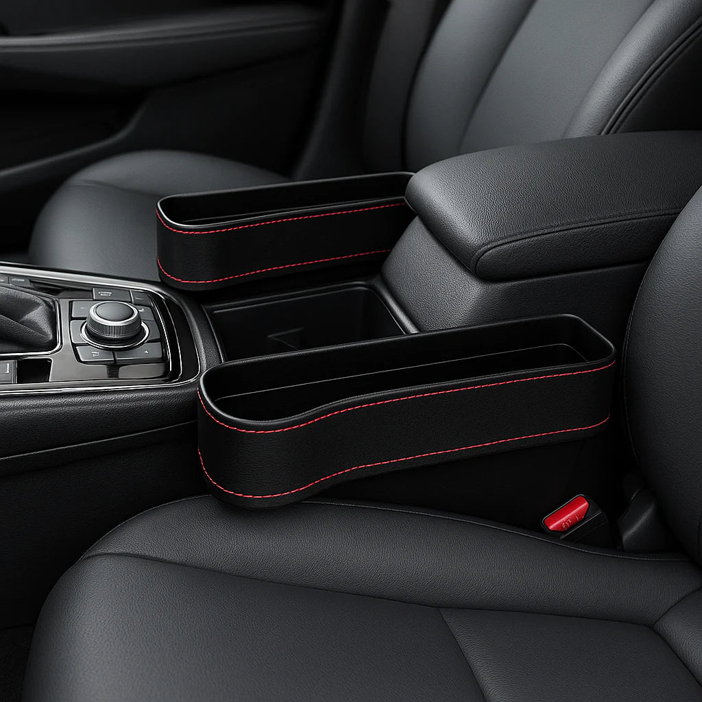 Par Organizadores Para Asiento De Auto Con Posa Vasos