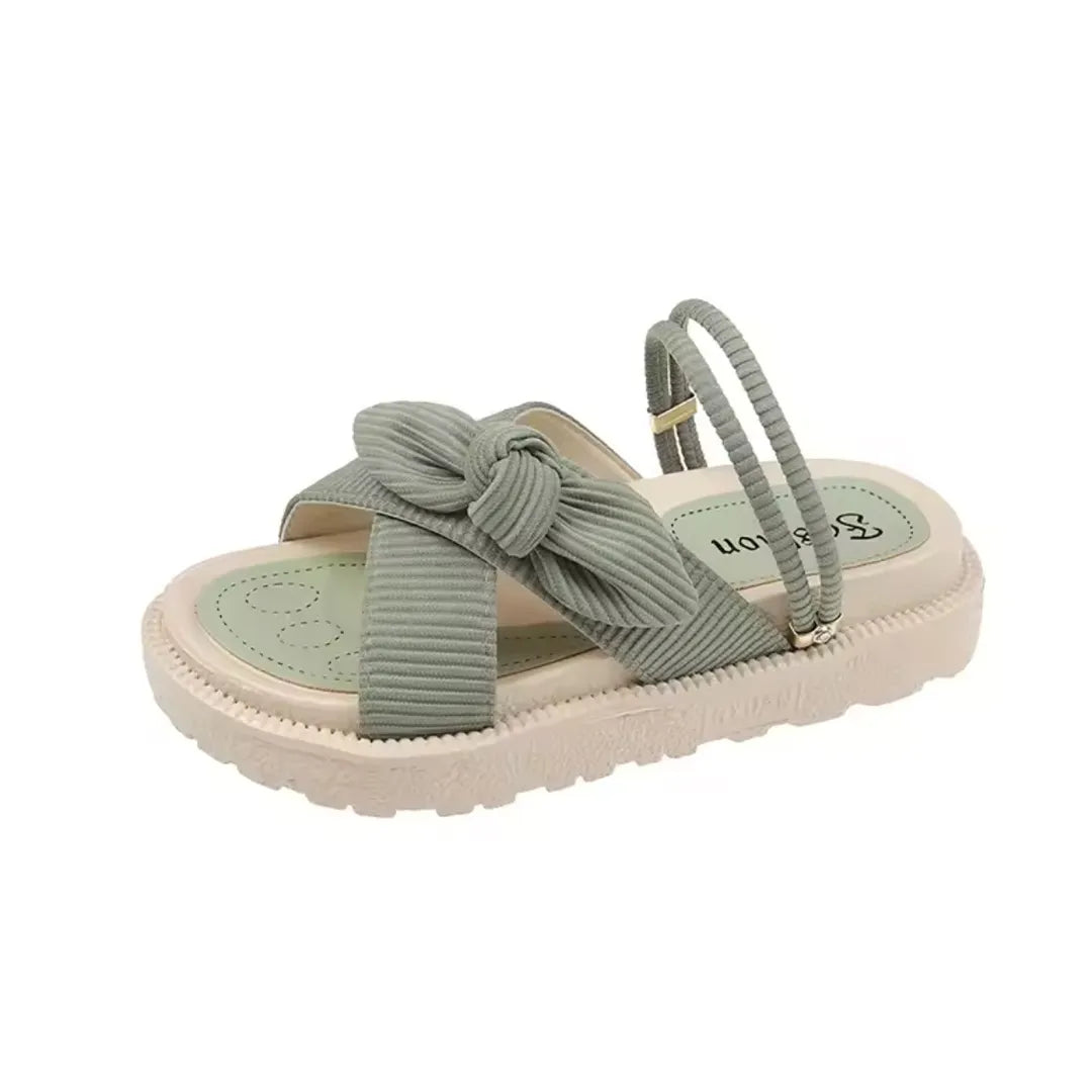 Sandalia de Banda Bow Suela Alta