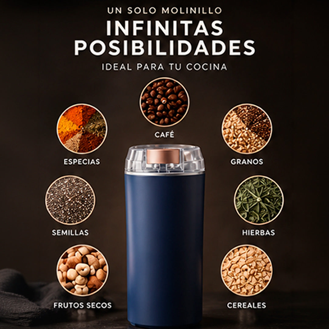 Molinillo de Granos Eléctrico Portátil de Alta Calidad 300w
