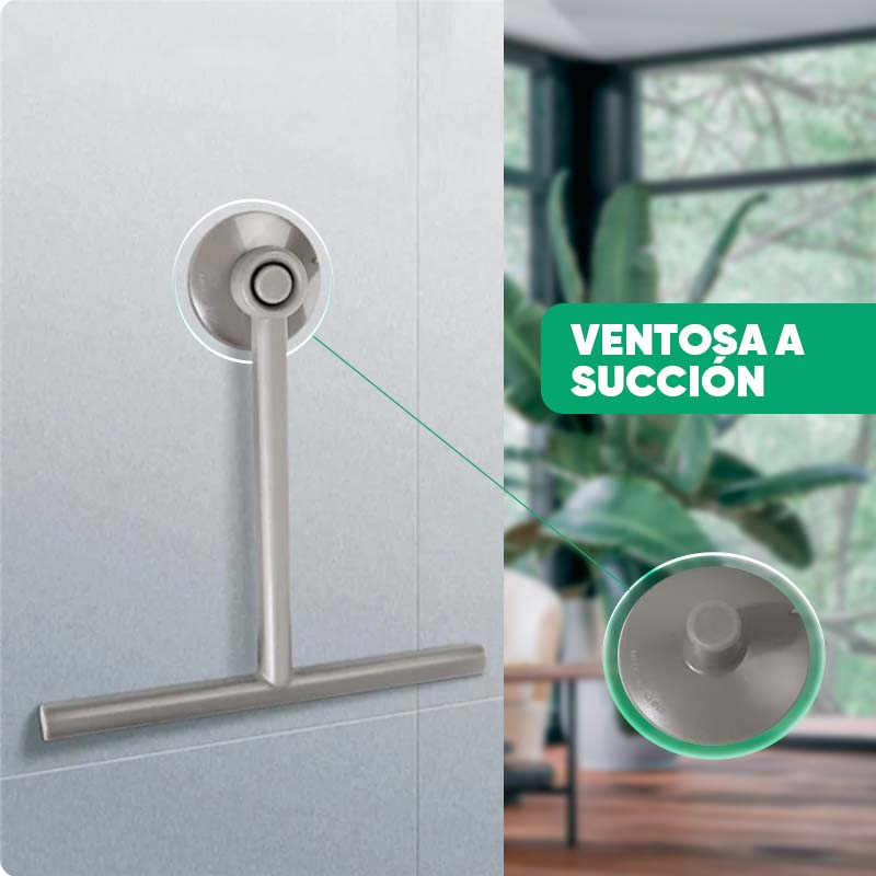 Escurridor para Vidrio con Soporte para Ducha Minimalista