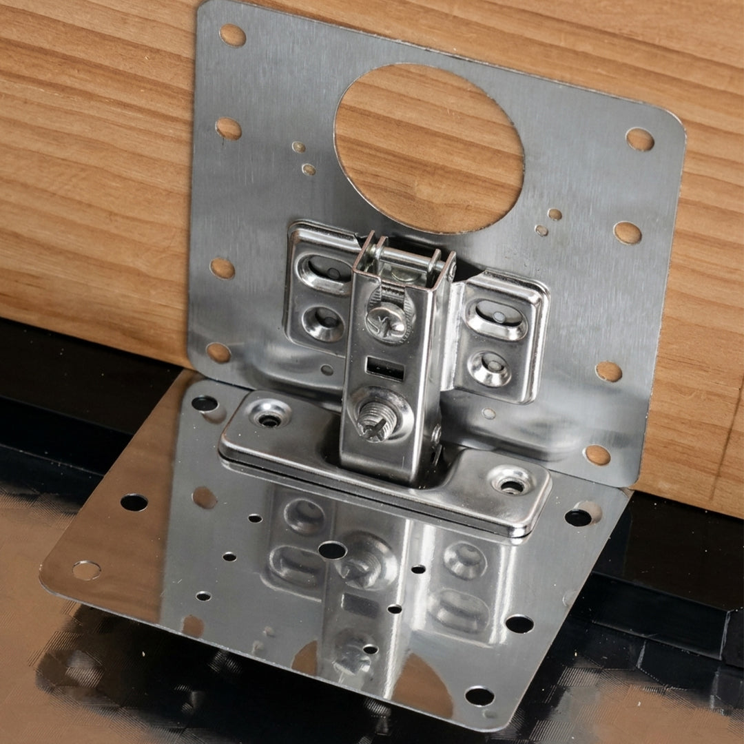 Pack de 4 Placas de Reparación de Bisagras