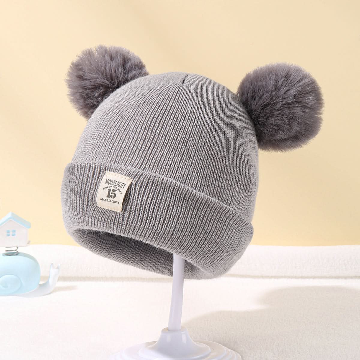 Gorro de Lana con Orejas Sweet-Soft