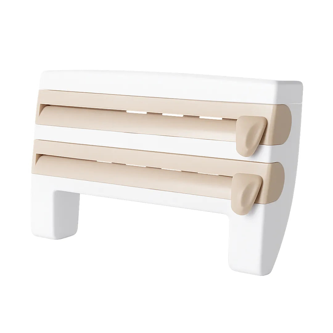 Soporte Dispensador y Cortador de Rollos 3 en 1 Premium