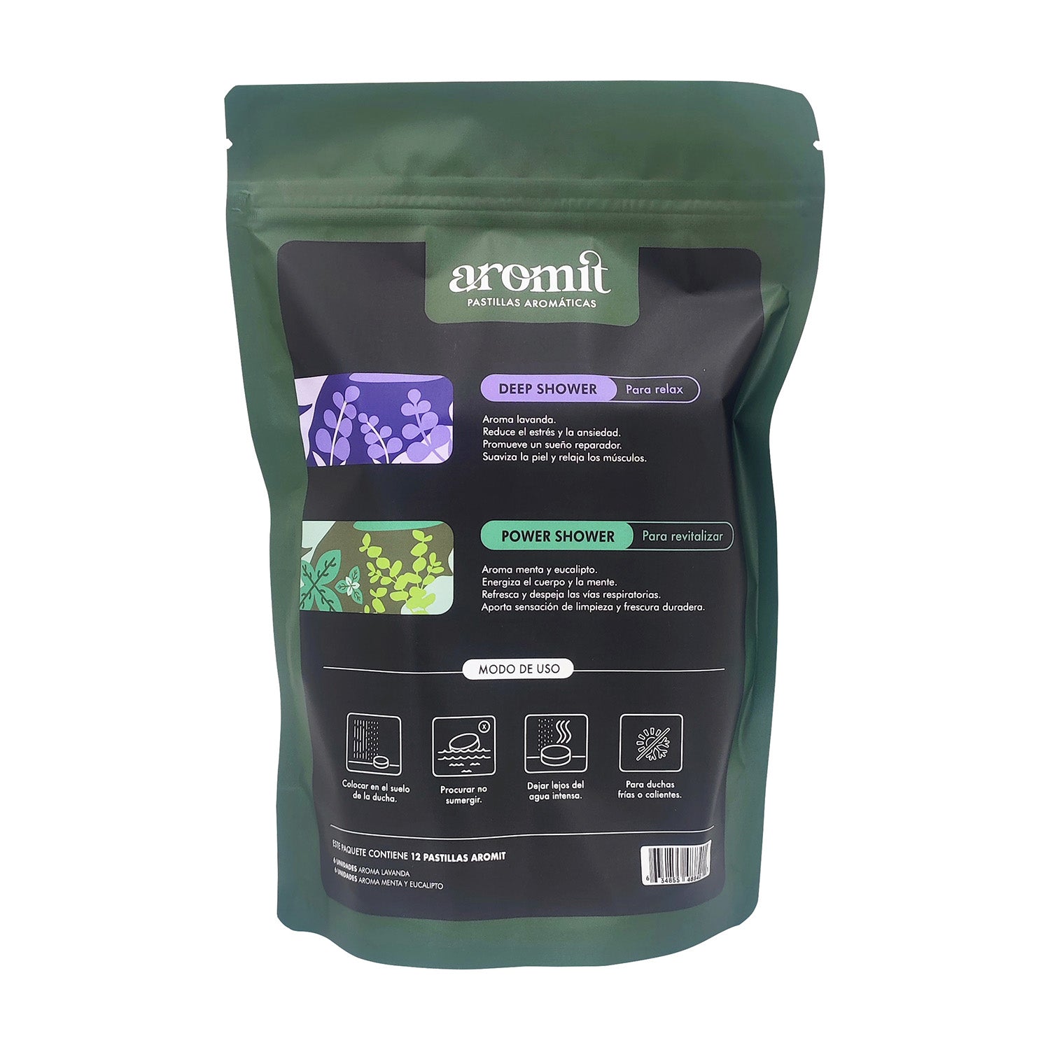 Pastilla Relajantes Aromaticas para Ducha Aromit