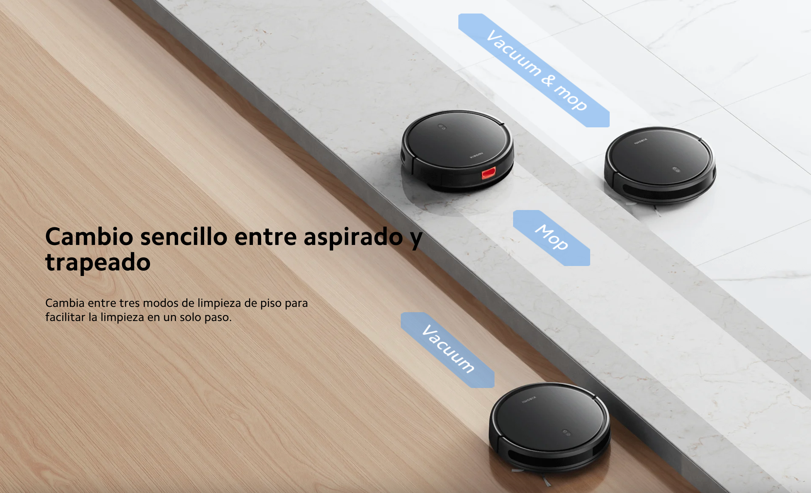 Aspiradora Xiaomi Robot Vacuum E10C Negra