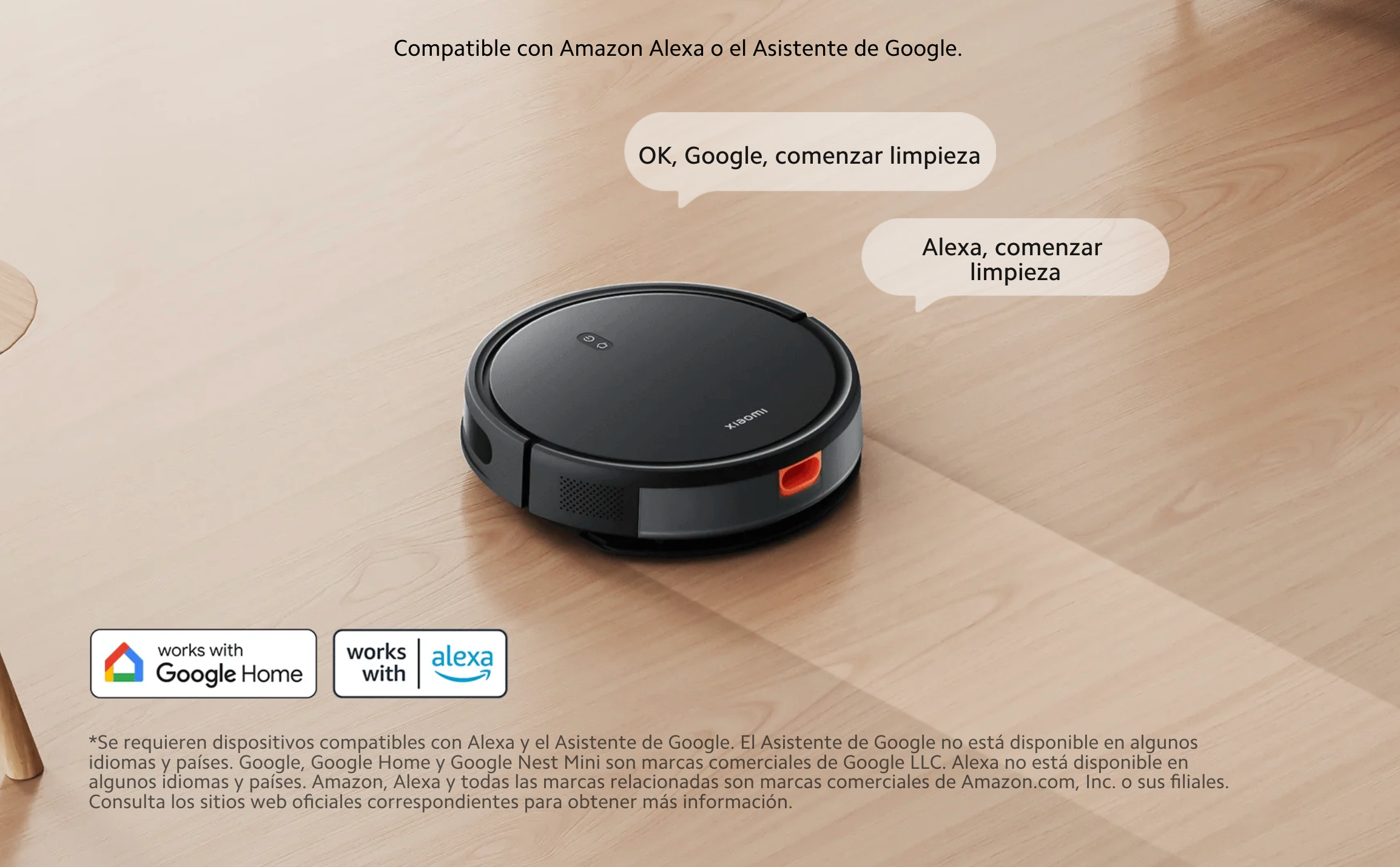 Aspiradora Xiaomi Robot Vacuum E10C Negra
