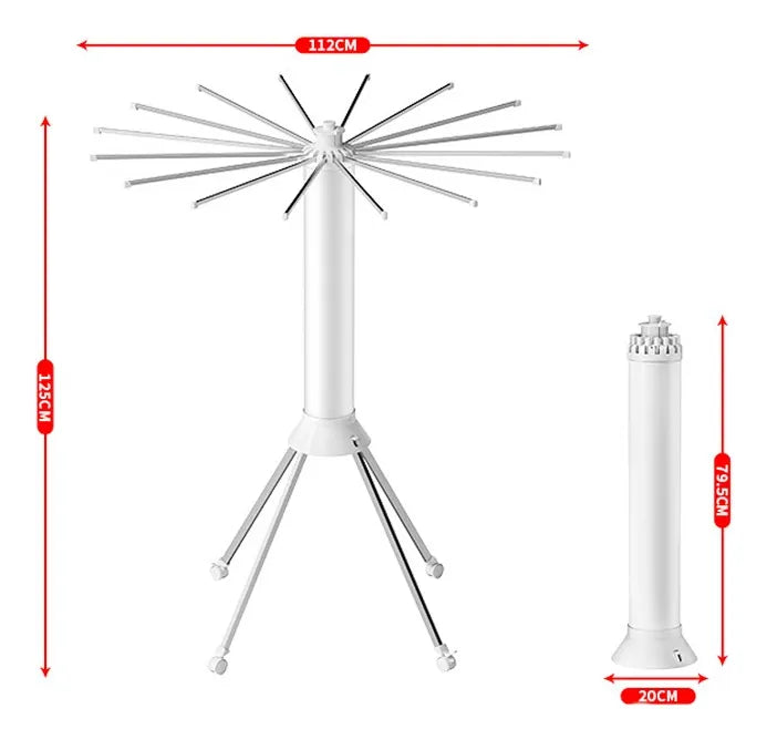 Tendedero de Ropa Plegable Tipo Paraguas Ahorra Espacio