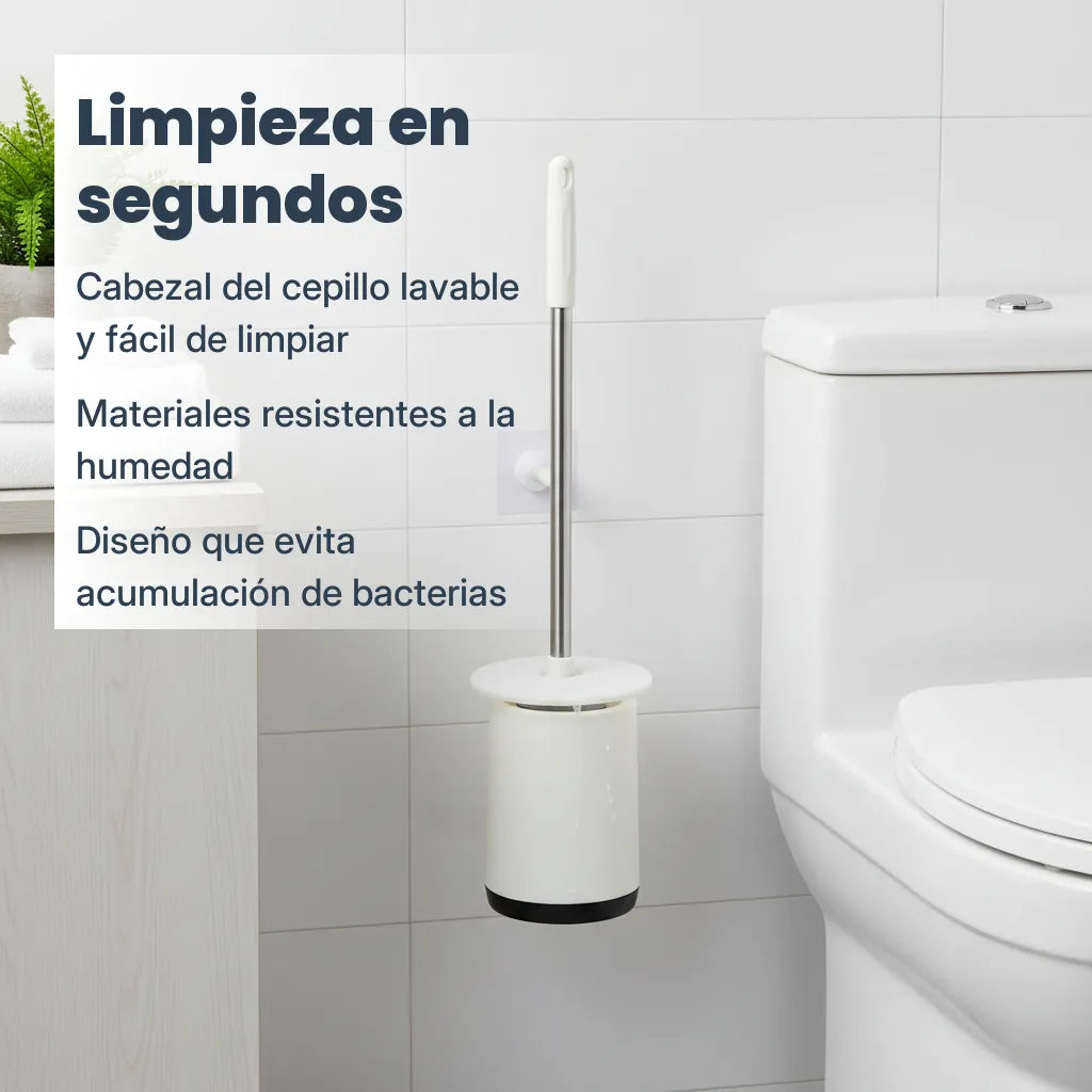Escobilla para Inodoro con Adhesivo para Pared