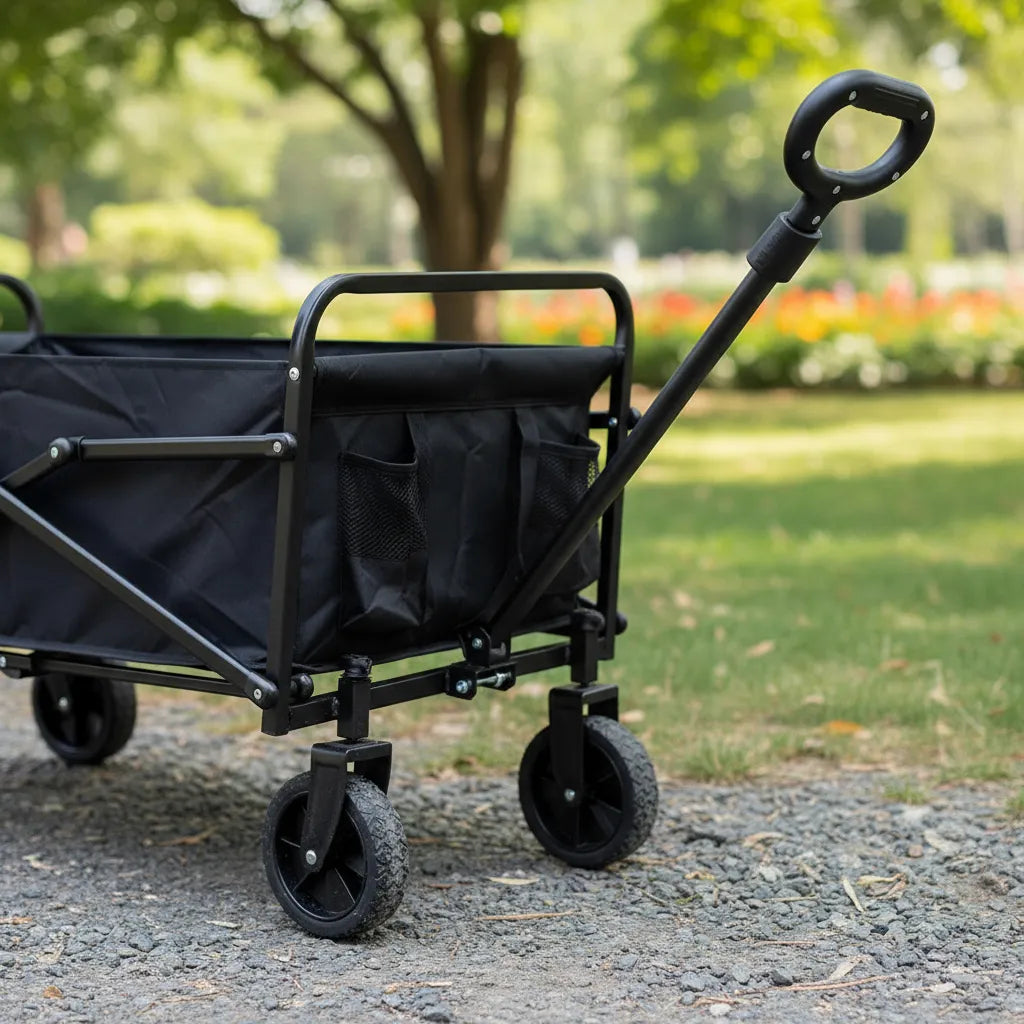 Carro Lona Plegable Para Playa Camping Ruedas Anchas
