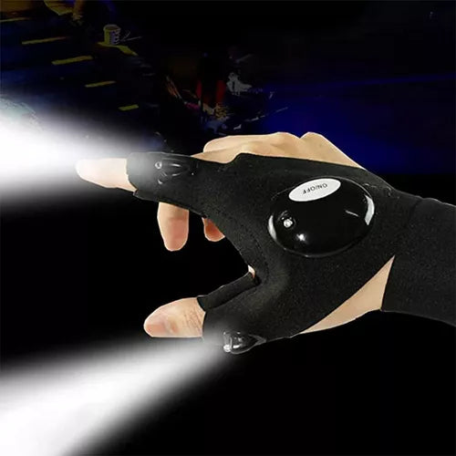 Par De Guantes Linternas Con Luces Led