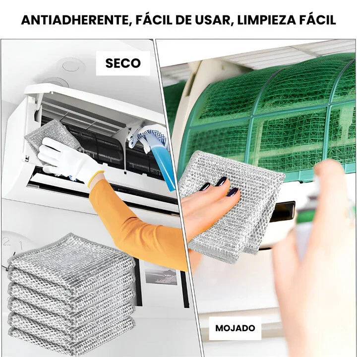 Set de 5 Paños Limpieza Magica para Fregado