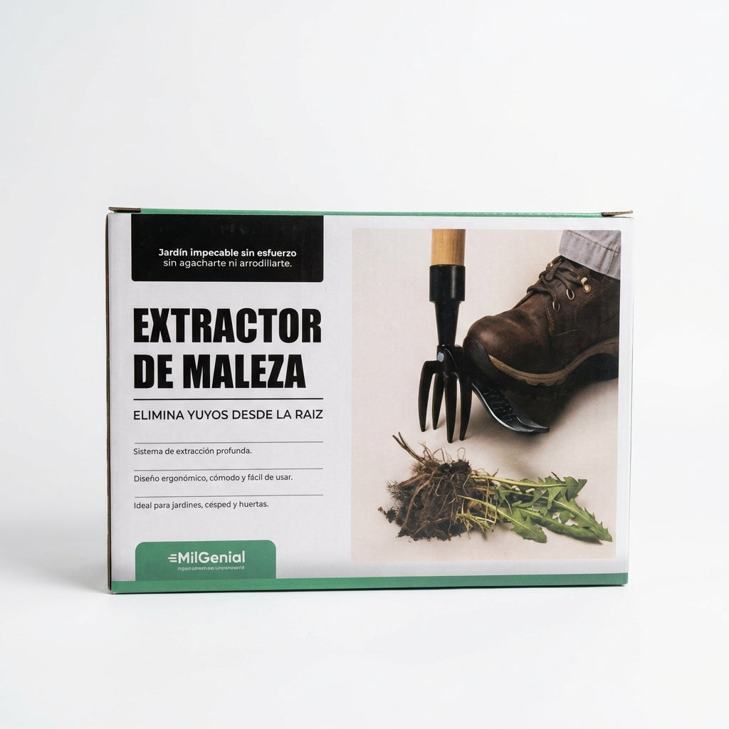 Cabezal Herramienta  Extractora de Maleza y Yuyos Milgenial