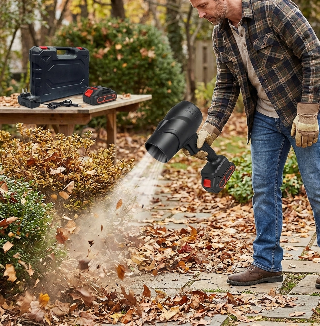 Soplador de Mano Portatil Recargable 2 Baterias