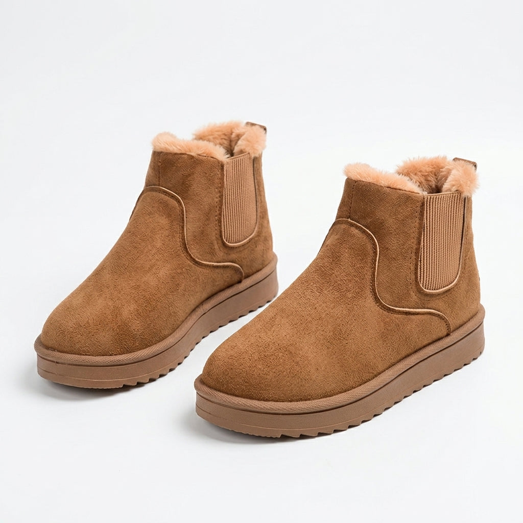 Botas Kozak Calidas con Plush y Suela Antidelizante