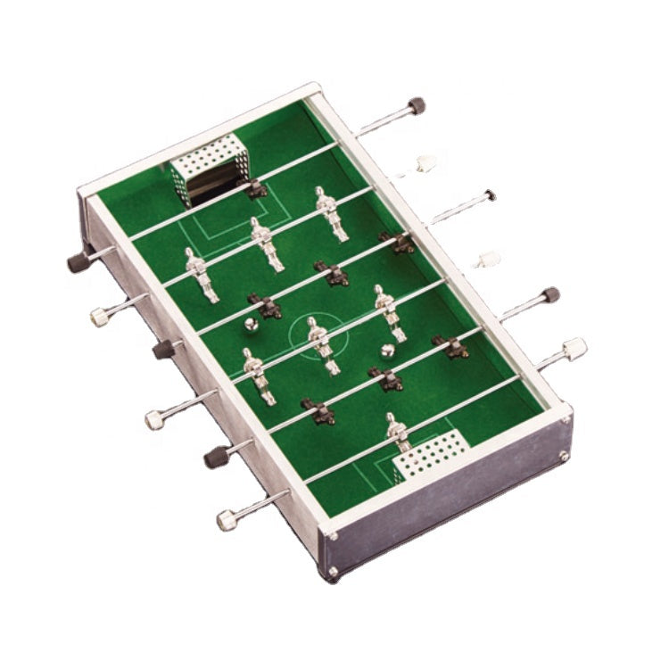 Mini Futbolito de Aluminio para Mesa Resistente