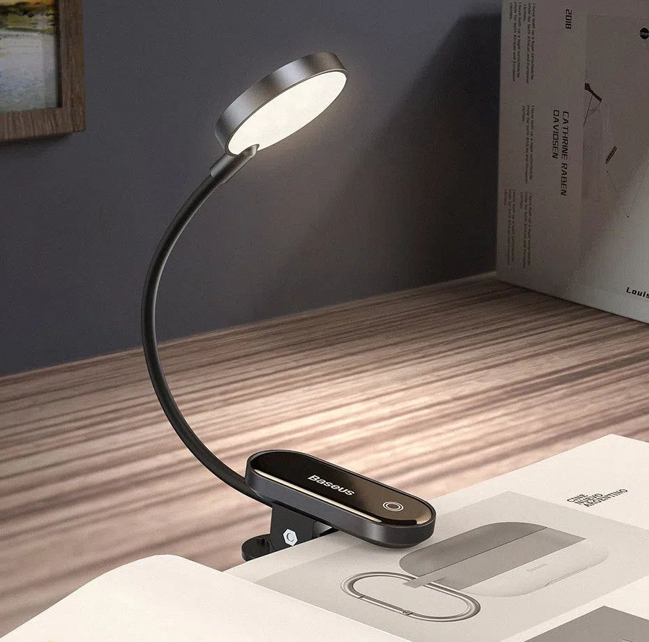 Lampara de Mesa Led 360 con Clip Recargable USB