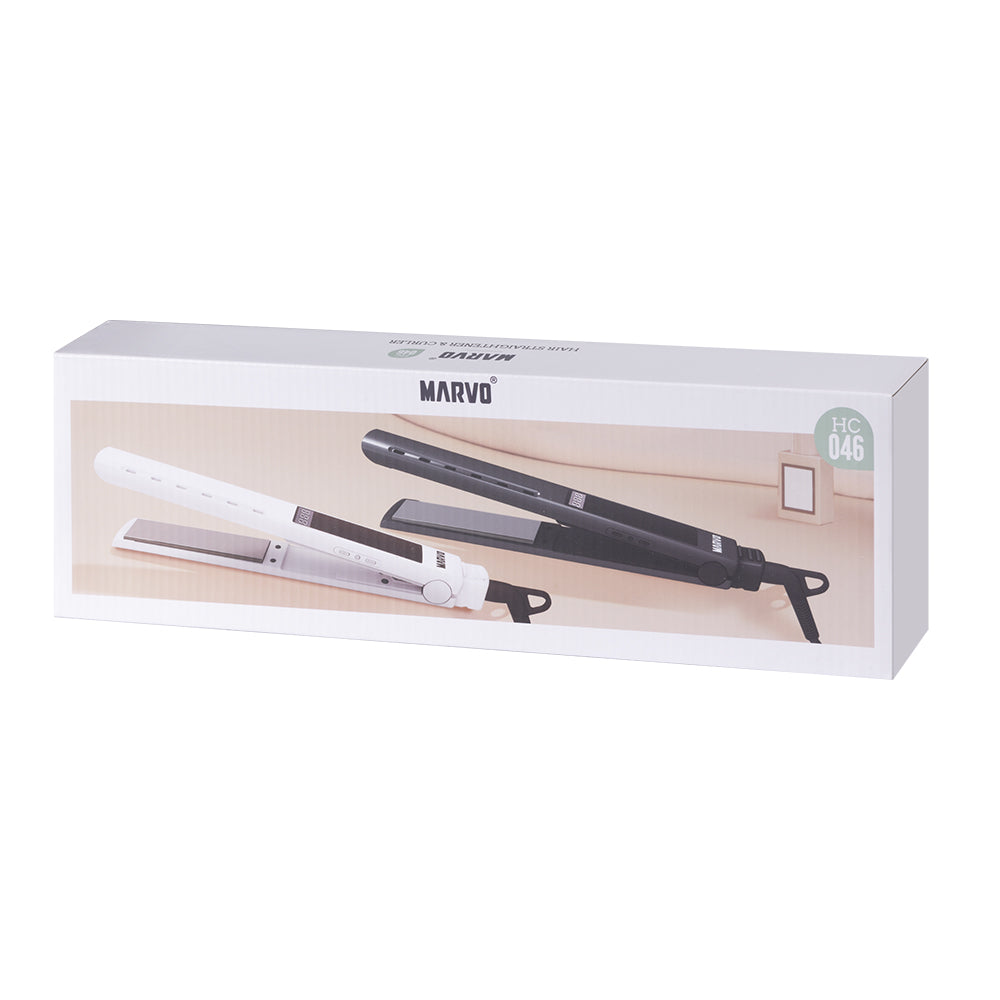 Alisador de Cabello Marvo HC-046BK Titanio Negro