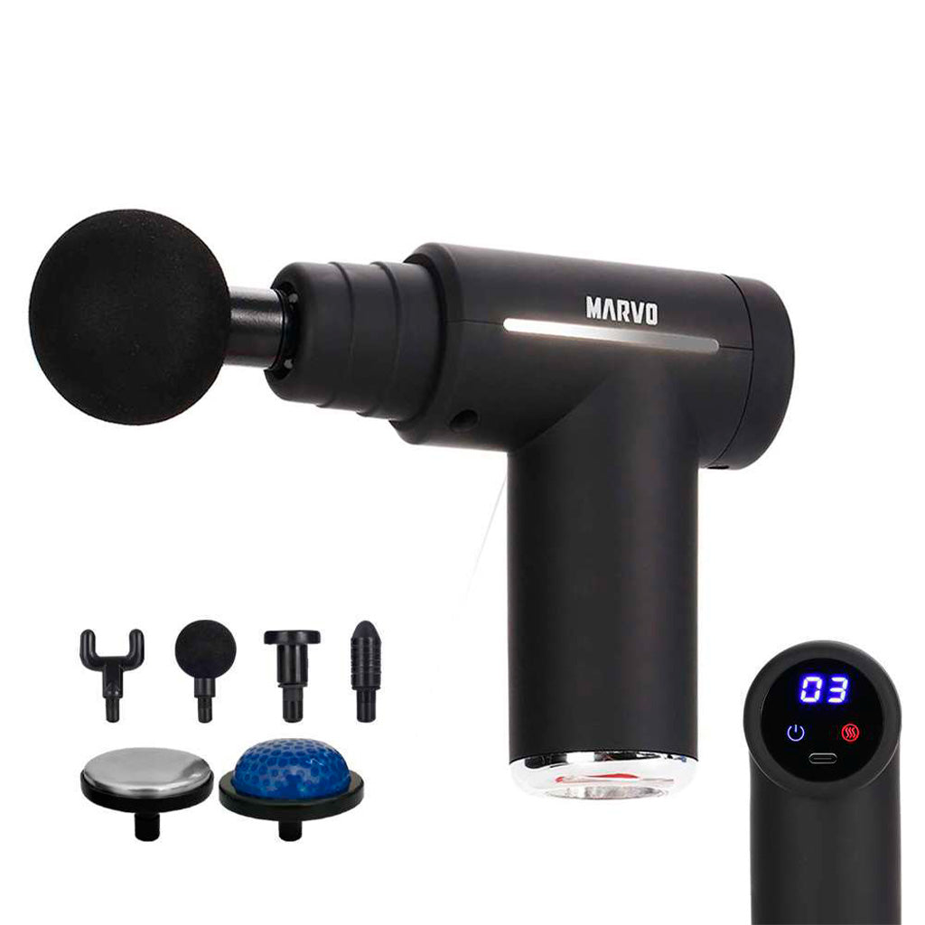 Pistola Masajeadora Marvo PMS-010 Inalámbrica