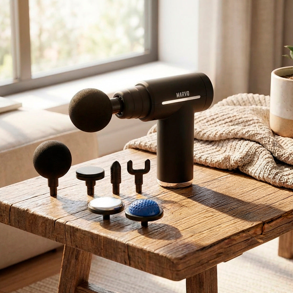 Pistola Masajeadora Marvo PMS-010 Inalámbrica