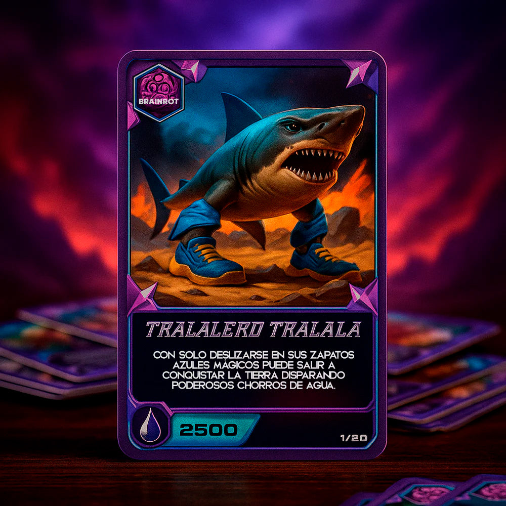 Juego de 8 Cartas Brainrot Coleccionables