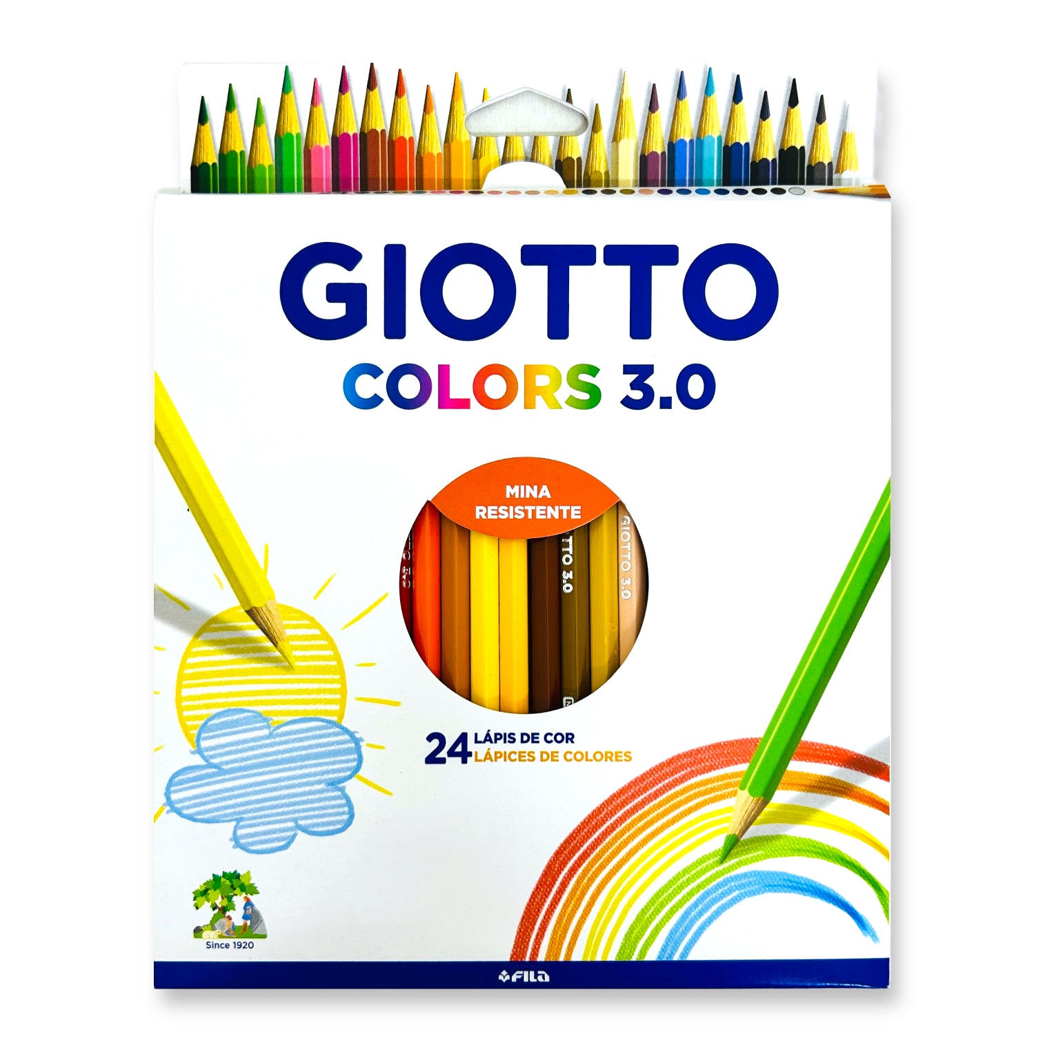 Lapices de Colores x24 Giotto en Caja