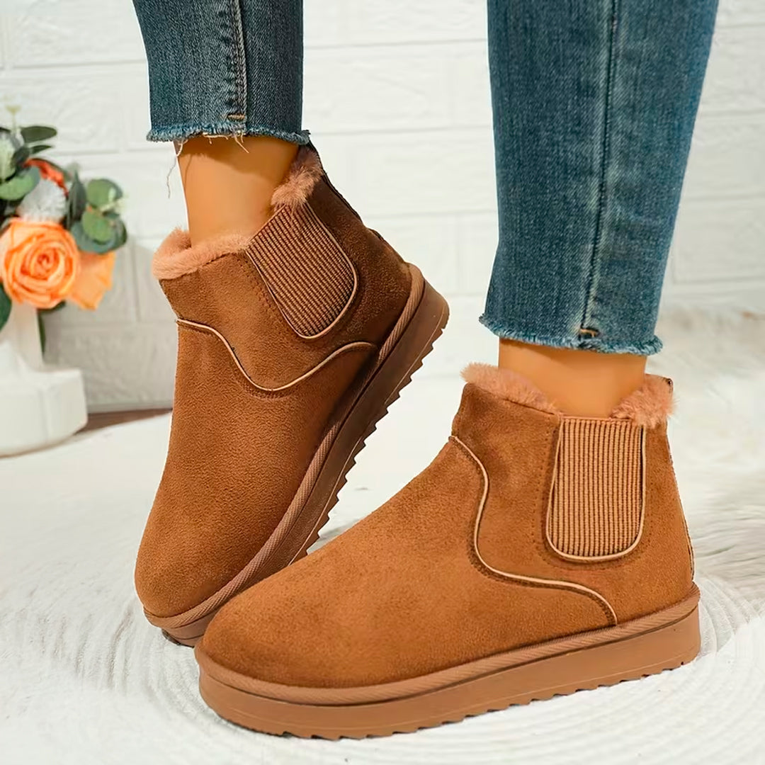 Botas Kozak Calidas con Plush y Suela Antidelizante