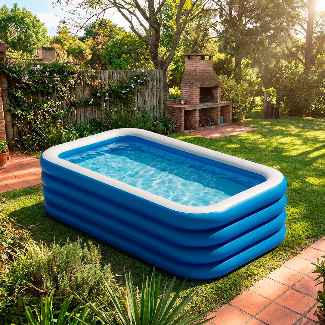 Piscina Inflable de PVC Grueso para Exteriores