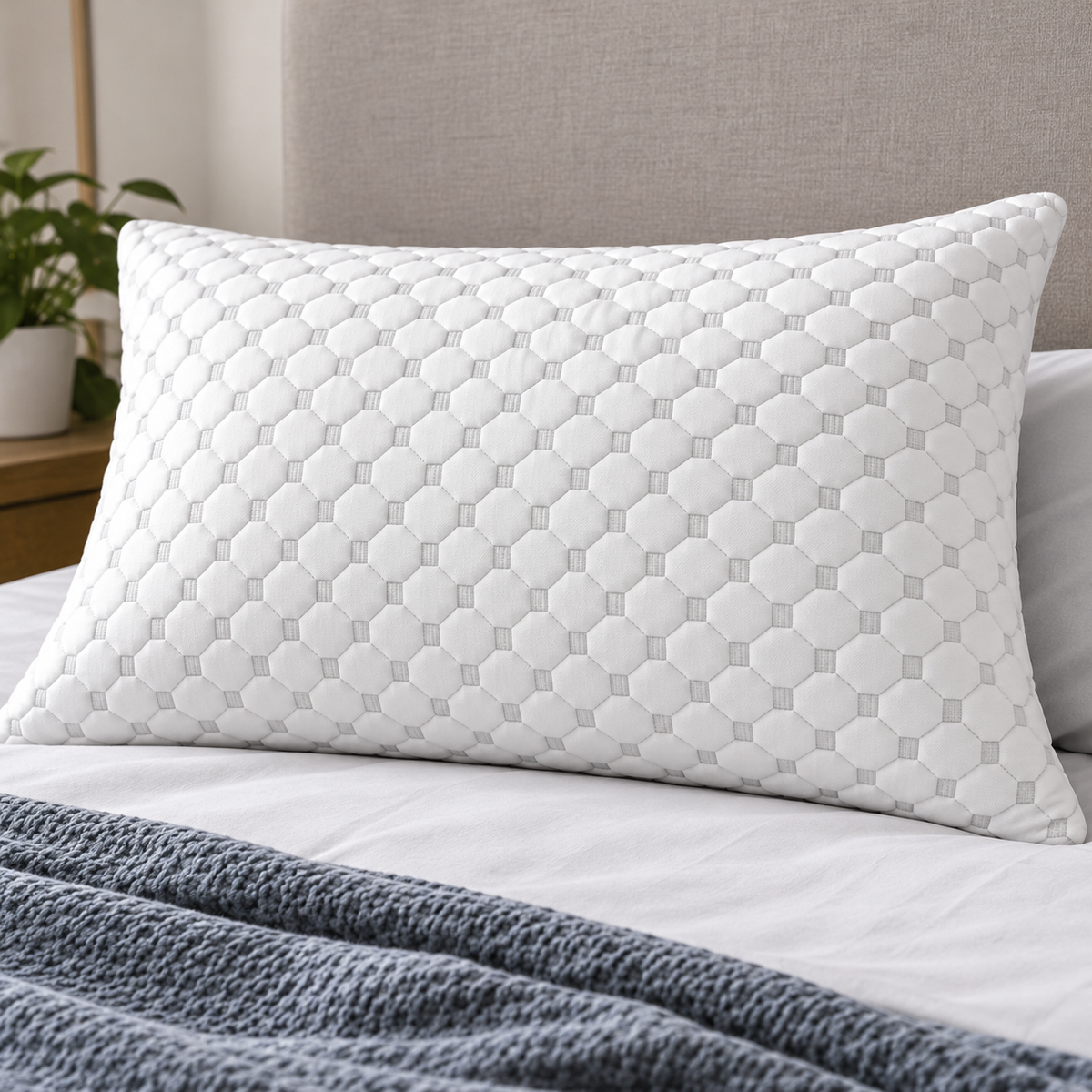 Almohada ortopédica de Espuma Viscoelástica Triturada