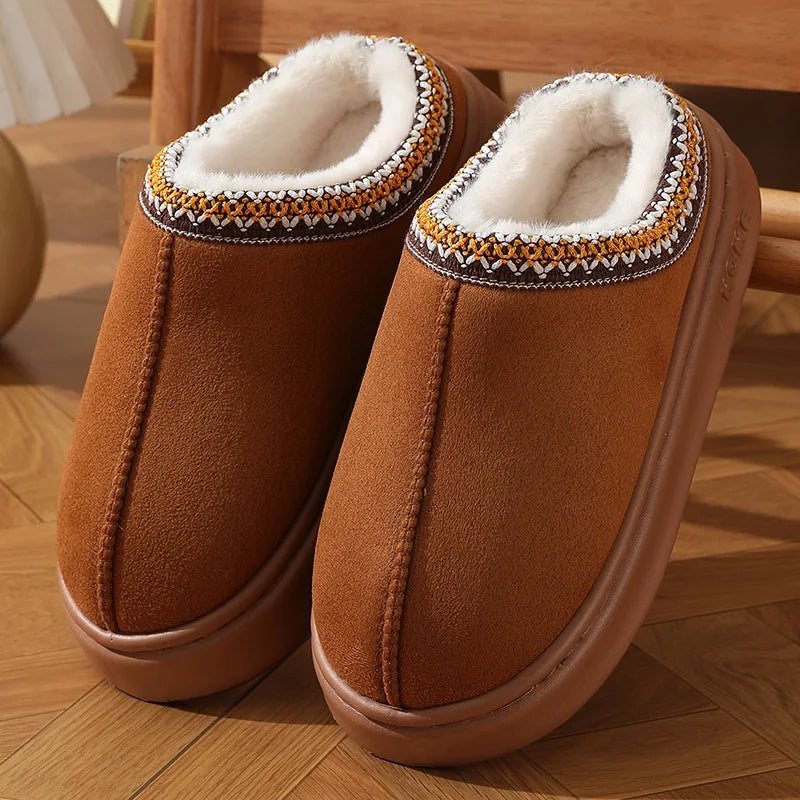Pantuflas SoftCloud con Suela de Eva y Simil Corderito