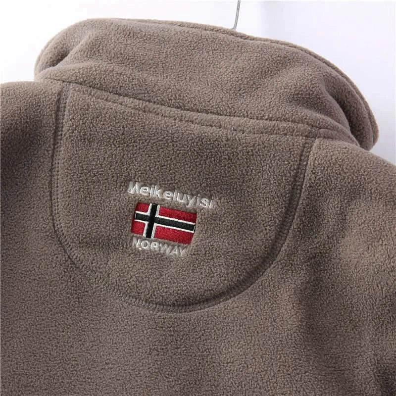 Campera Polar flec de Invierno para Hombre