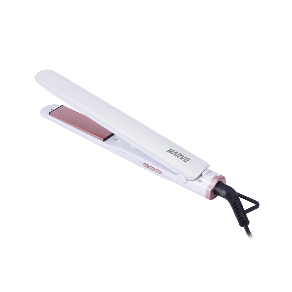 Alisador de Cabello Marvo + Secador Blanco HCP-004