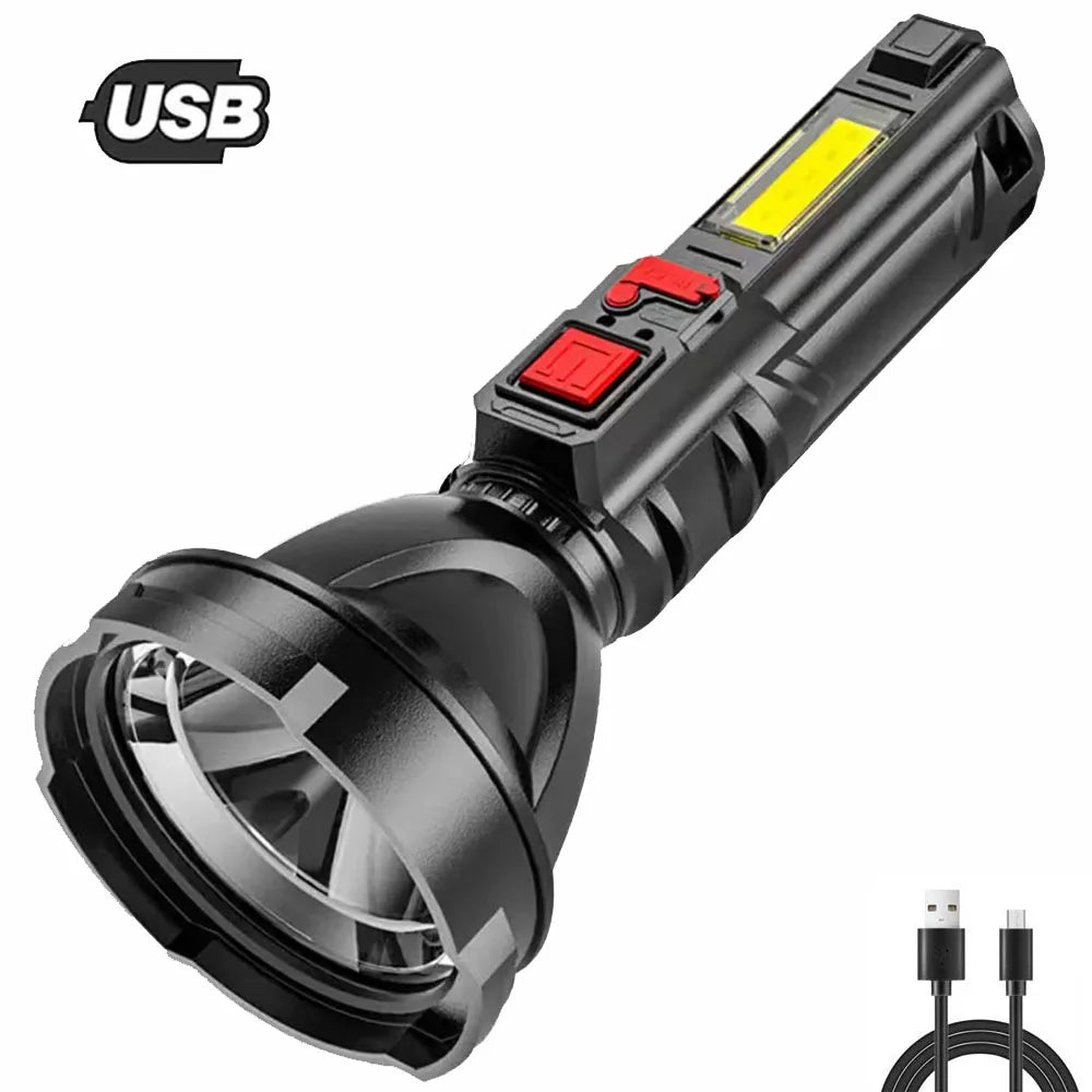 Linterna Balog con Cargador Usb con 1200 Lumenes