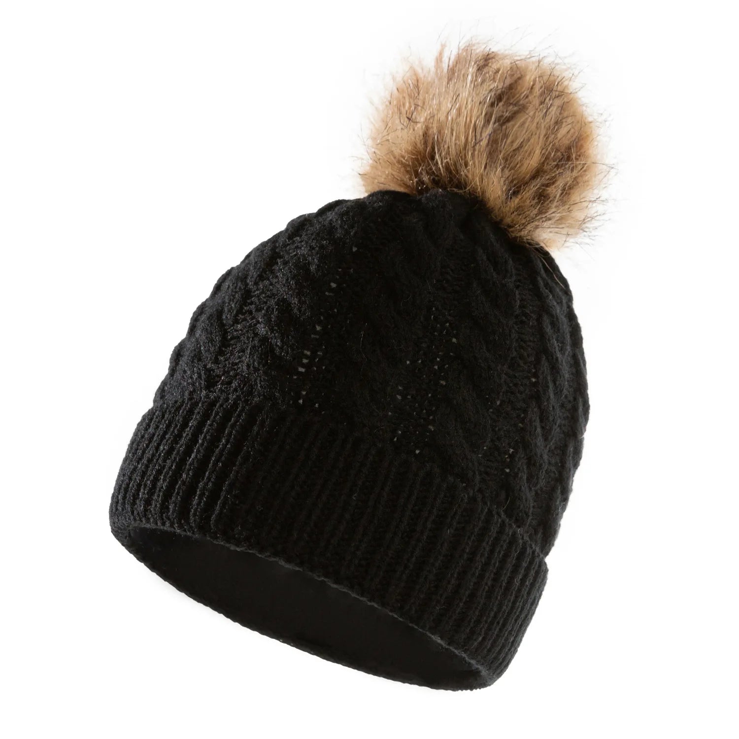 Kit Winter de Gorro con Bufanda y Guantes de Punto