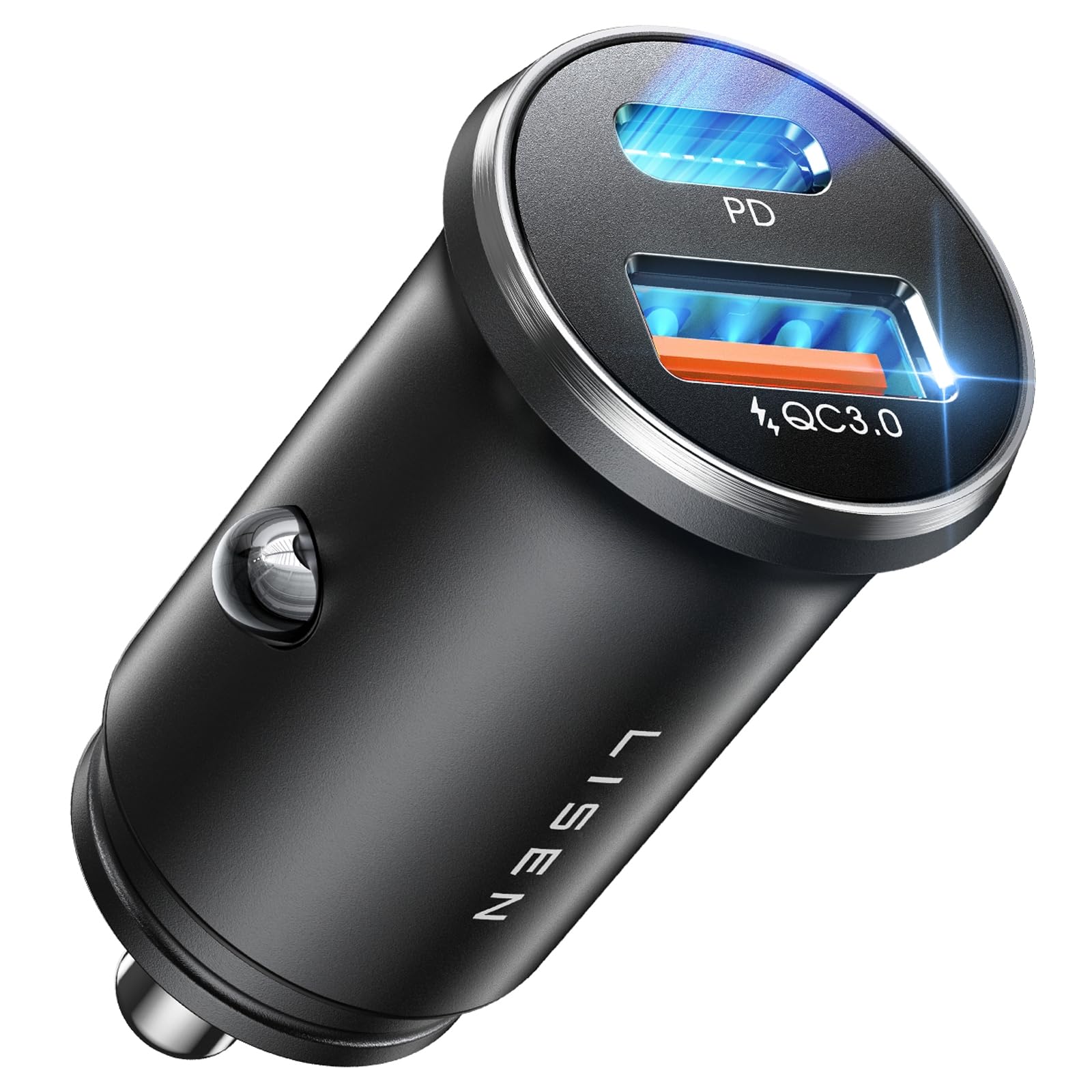 Cargador de Auto LISEN Carga Rapida 36w Doble USB 3.0