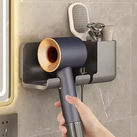Soporte para Secador de Pelo y Accesorios