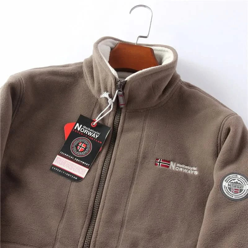 Campera Polar flec de Invierno para Hombre