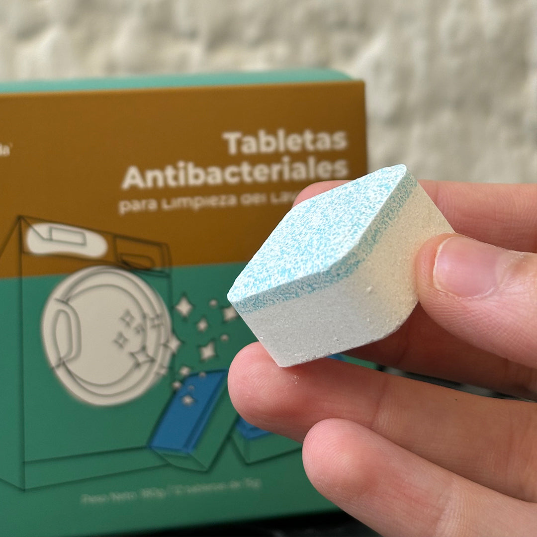 12 Tabletas Arboleda Antibacterial para Limpieza Lavarropa