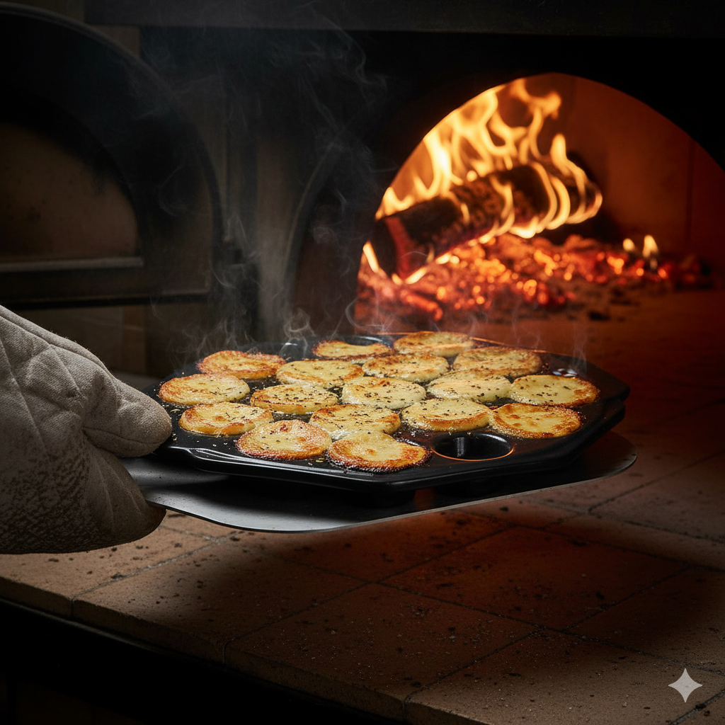 Provolonera Ceramica 19 Particiones Negra 26.5x22/h2.6c