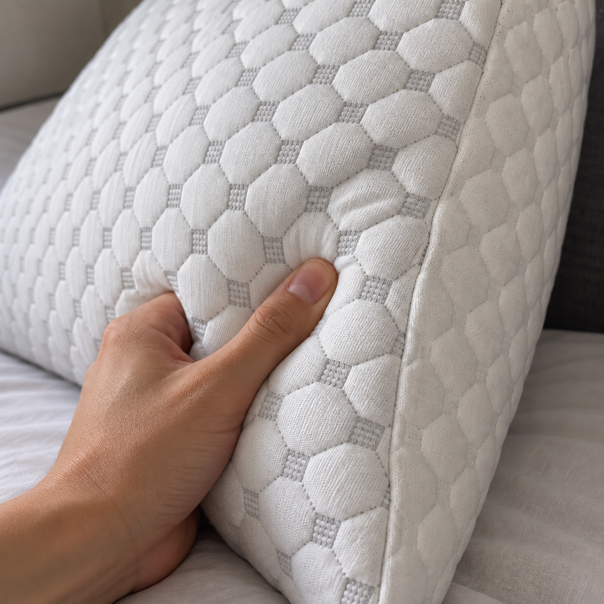 Almohada ortopédica de Espuma Viscoelástica Triturada
