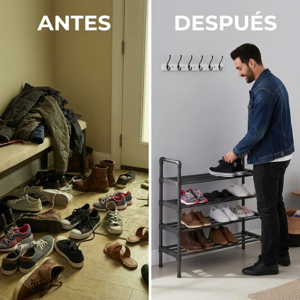 Zapatera Organizador 4 Niveles de Facil Armado