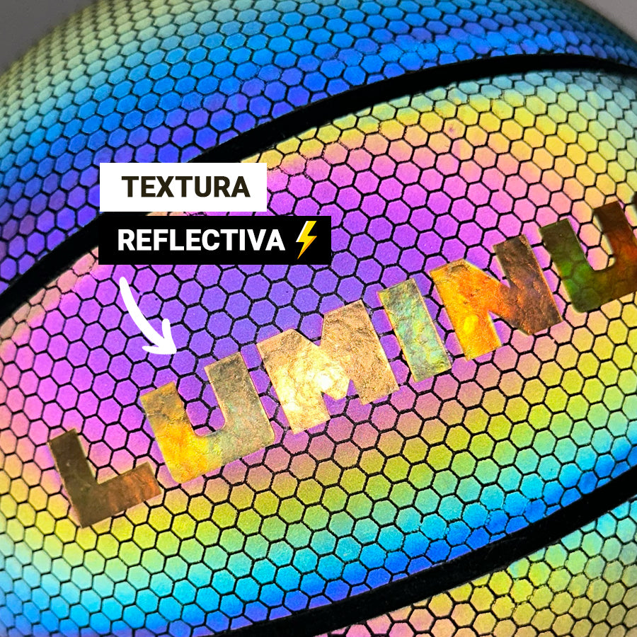 Pelota de Basketball Reflectiva Luminus